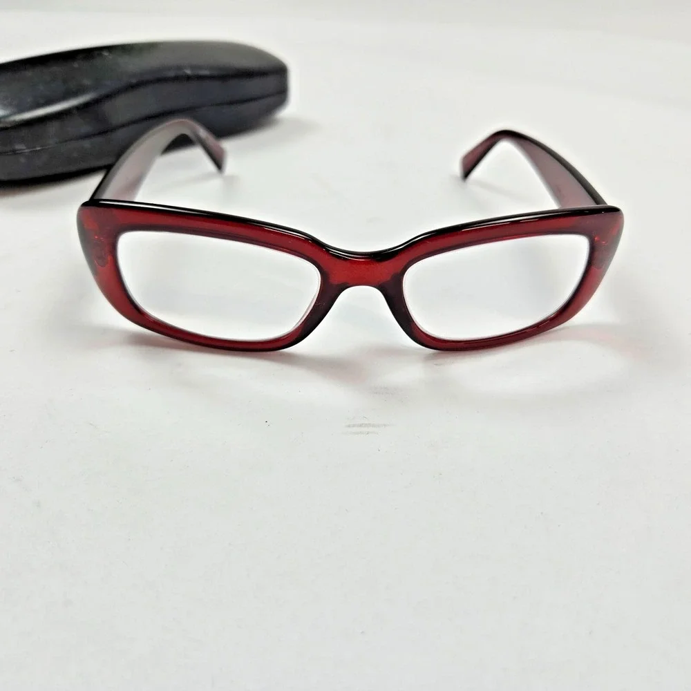 Ray‎ Ban Burgundy Rectangular Glasses Frames Italy RB4122 735/8G 3N